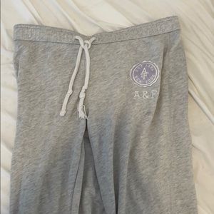 abercrombie grey + lilac vintage joggers